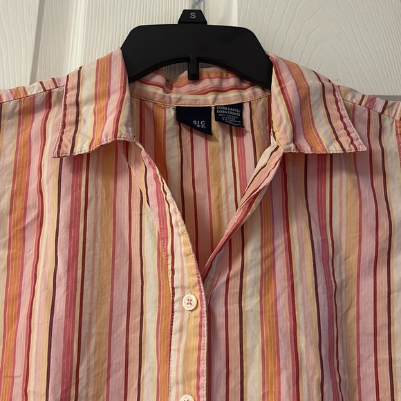 Basic Editions striped sleeveless top - Picture 2 of 5